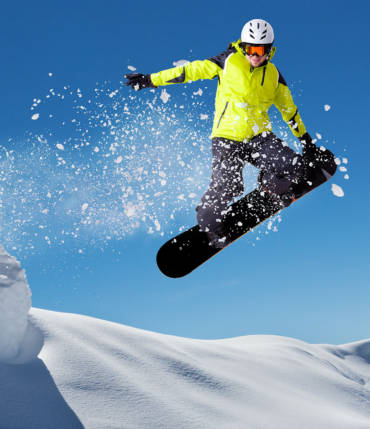 A Perfect Day for Snowboarding in Venice